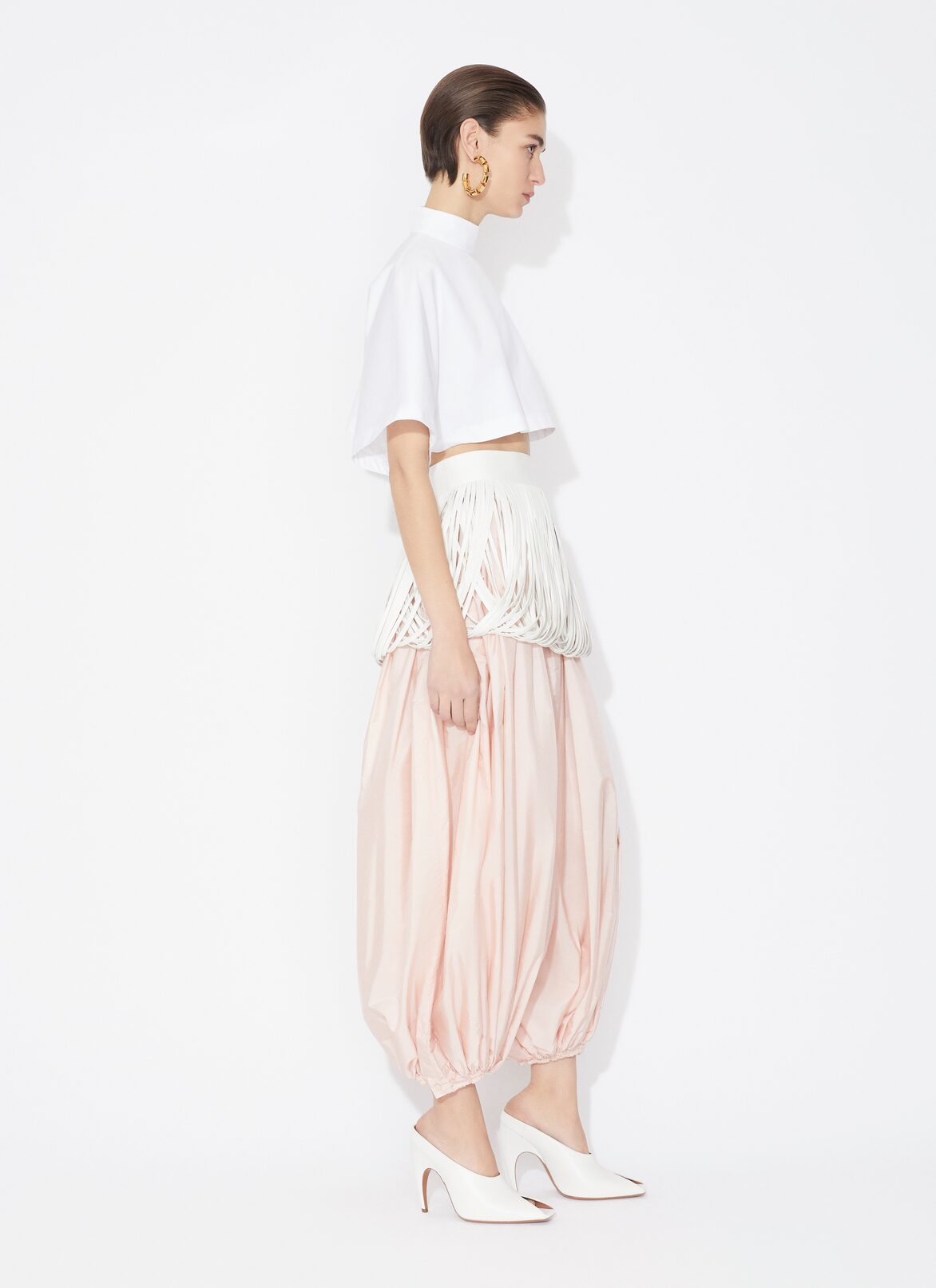 BALLOON TROUSERS ALAÏA PALE PINK BALLOON TROUSERS